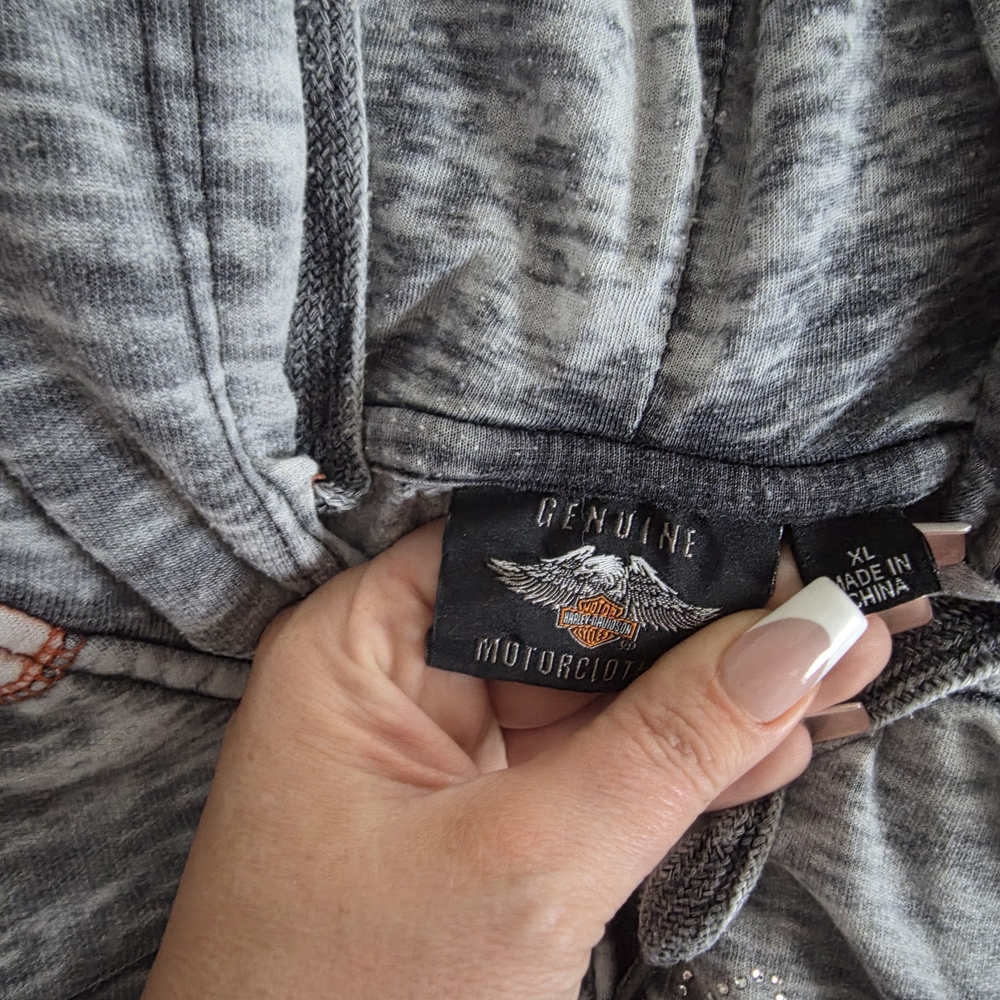 Harley-Davidson Genuine Motorclothes Gray Hoodie